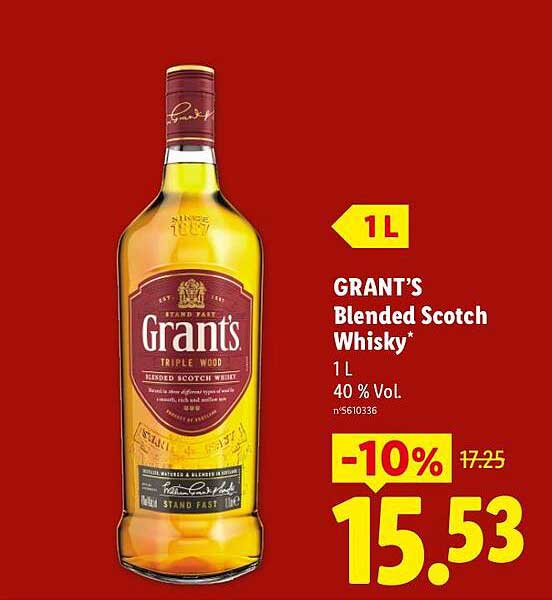 GRANT’S Blended Scotch Whisky*