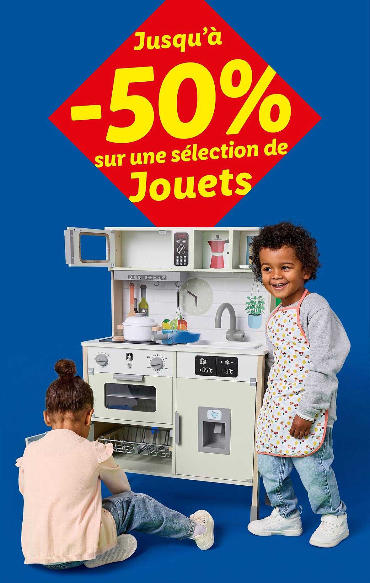 Jusqu’à -50% sur une sélection de Jouets