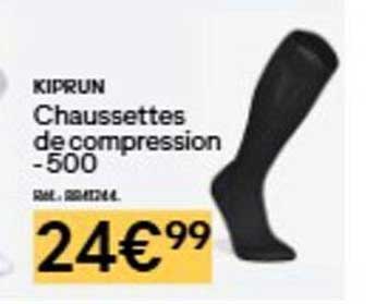 KIPRUN Chaussettes de compression -500