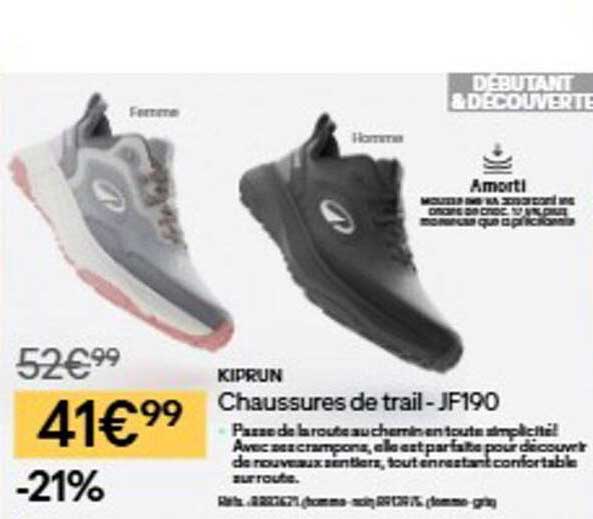KIPRUN Chaussures de trail - JF190