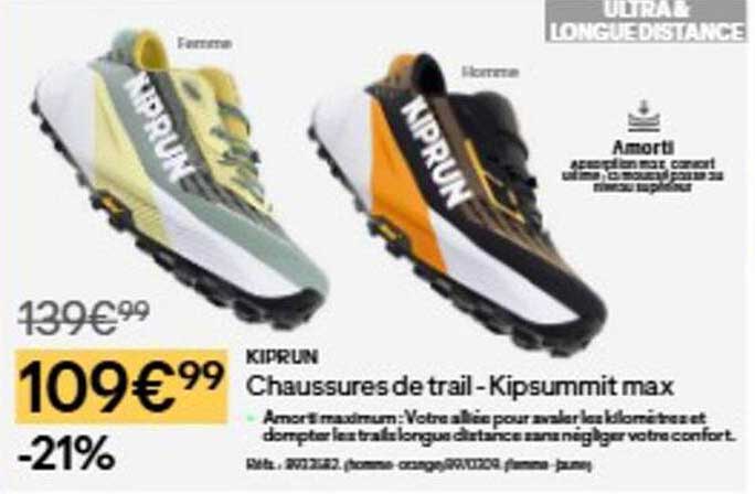 Kiprun Chaussures de trail - Kipsummit max