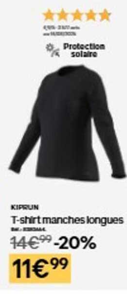 KIPRUN T-shirt manches longues
