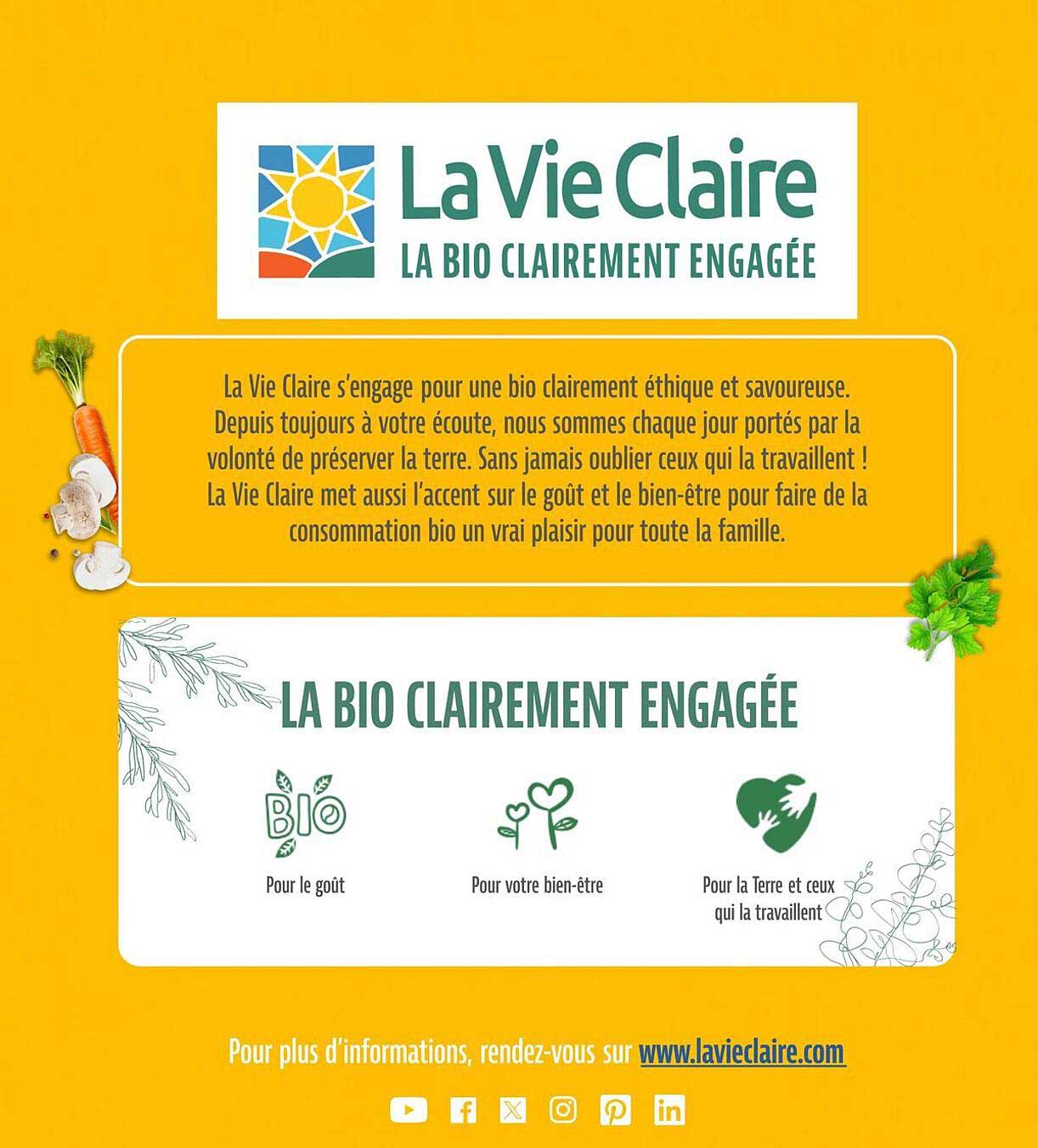 LA BIO CLAIREMENT ENGAGÉE