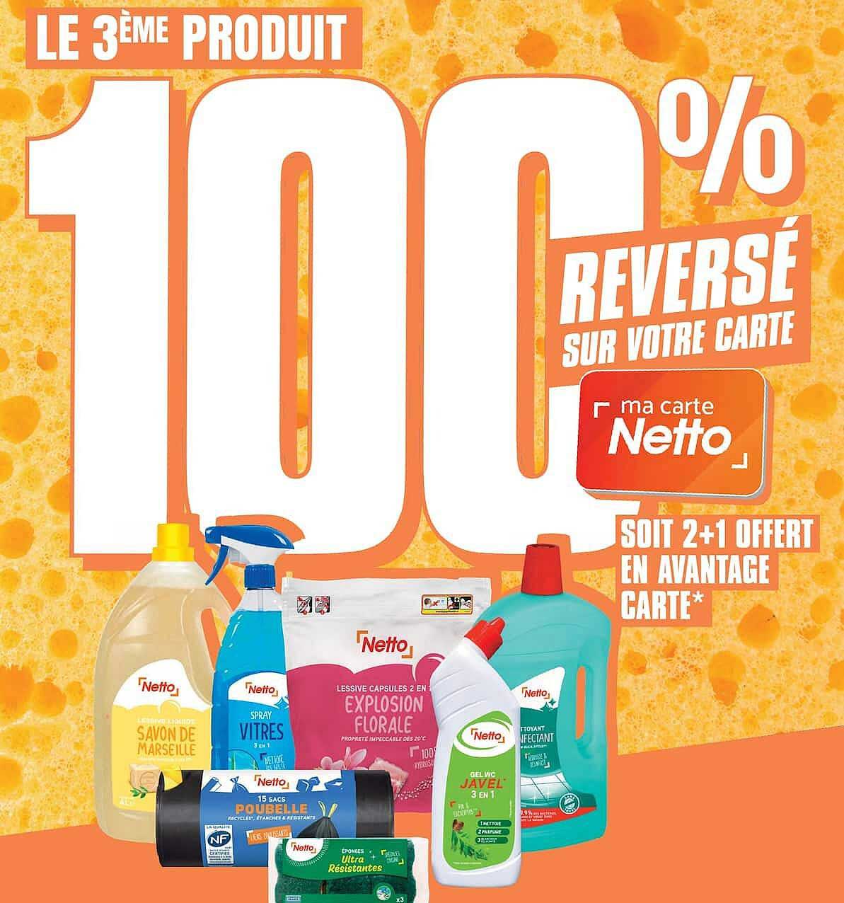LE 3ÈME PRODUIT 100% REMBOURSÉ SUR VOTRE CARTE