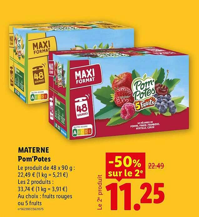 MATERNE Pom'Potes