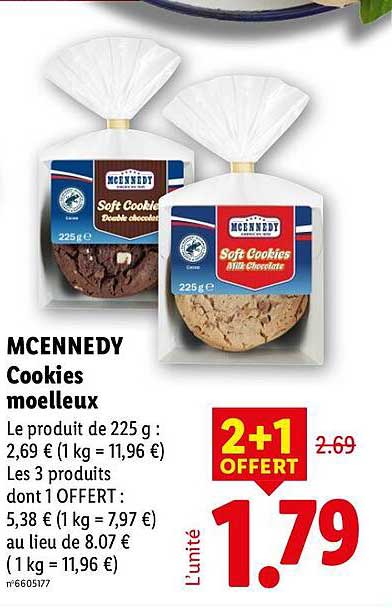 MCENNEDY Cookies moelleux