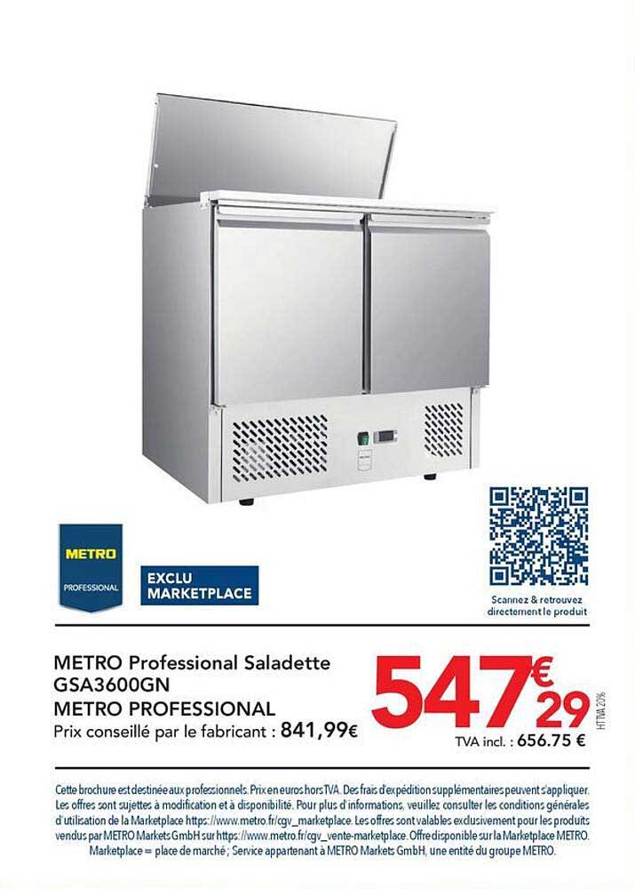 METRO Professional Saladette GSA3600GN METRO PROFESSIONAL