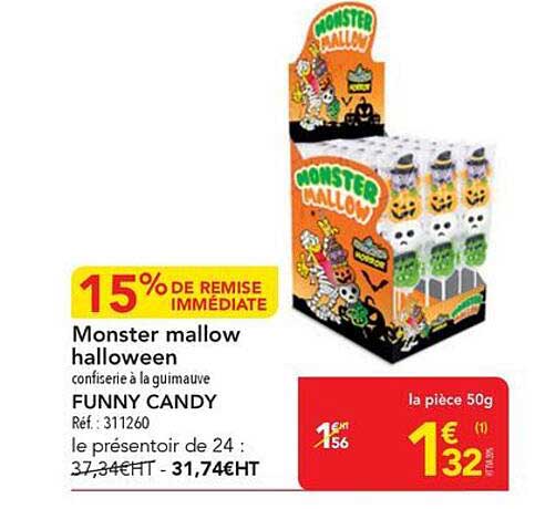 Monster mallow halloween