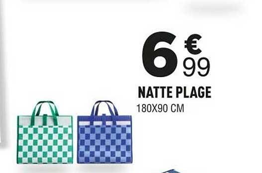 NATTE PLAGE 180X90 CM