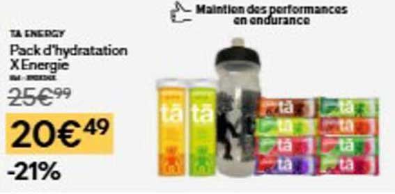 Pack d'hydratation X Energy