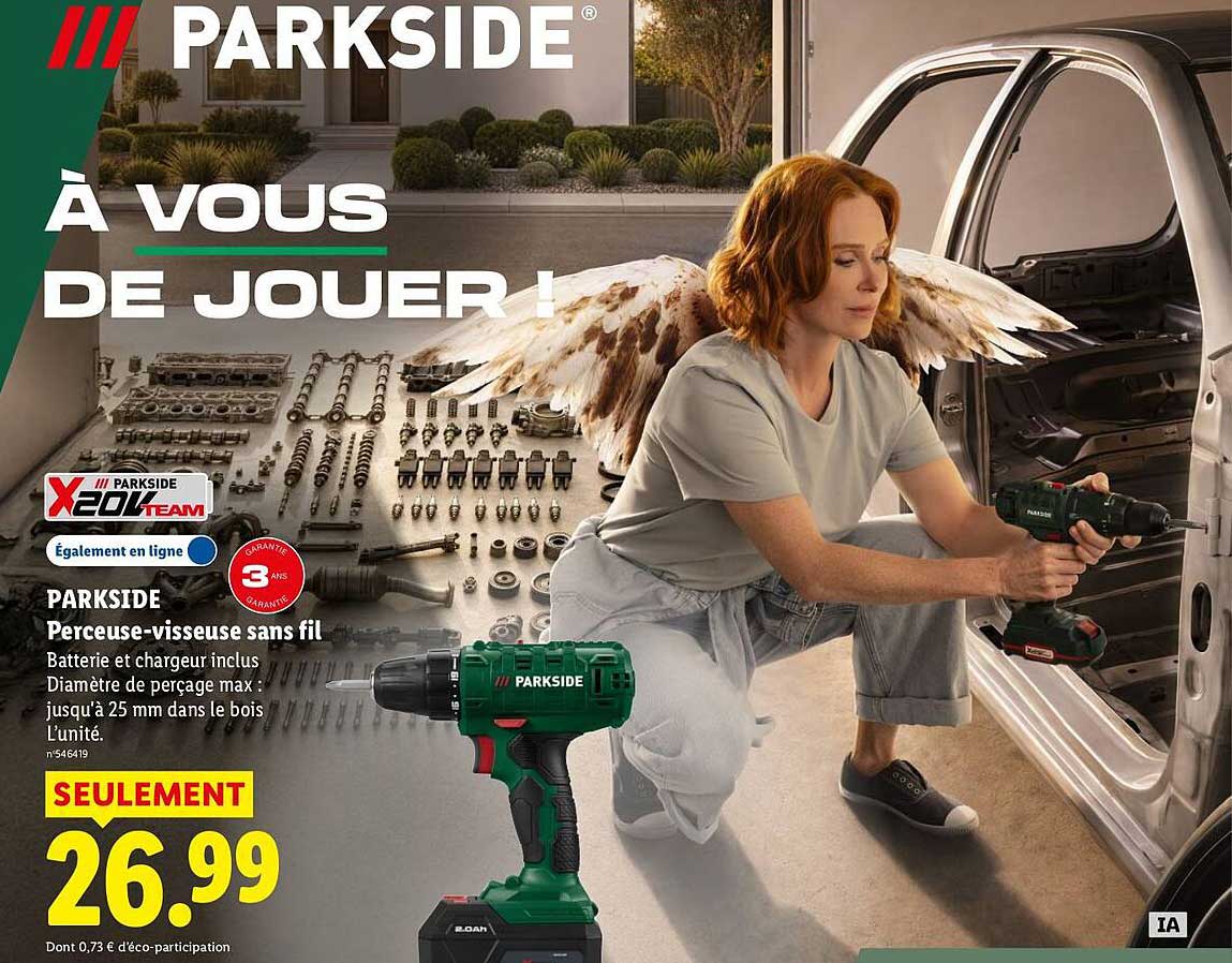 PARKSIDE Perceuse-visseuse sans fil