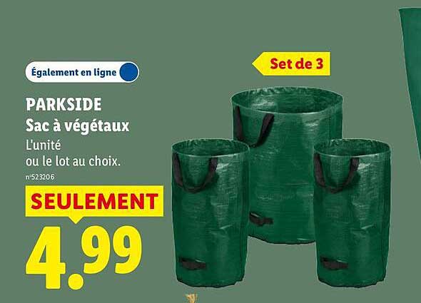 PARKSIDE Sac à végétaux