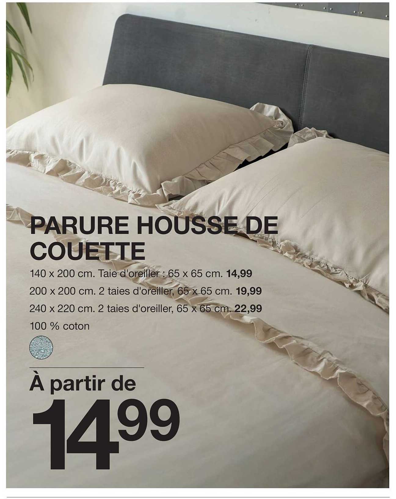 PARURE HOUSSE DE COUETTE