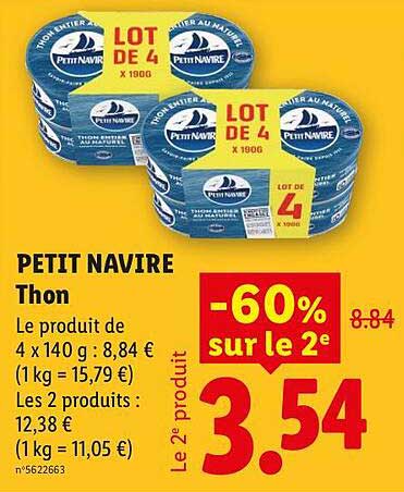 PETIT NAVIRE Thon