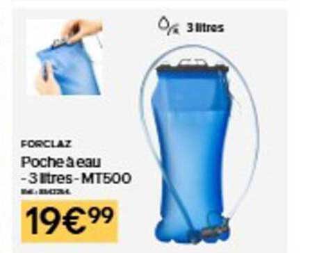 Poche à eau - 3 litres - MT500