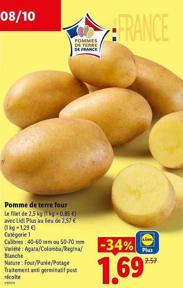 Pomme de terre four