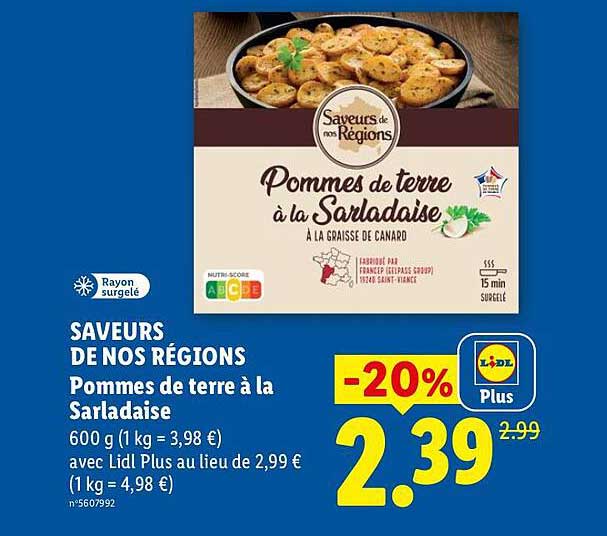 Pommes de terre à la Sarladaise