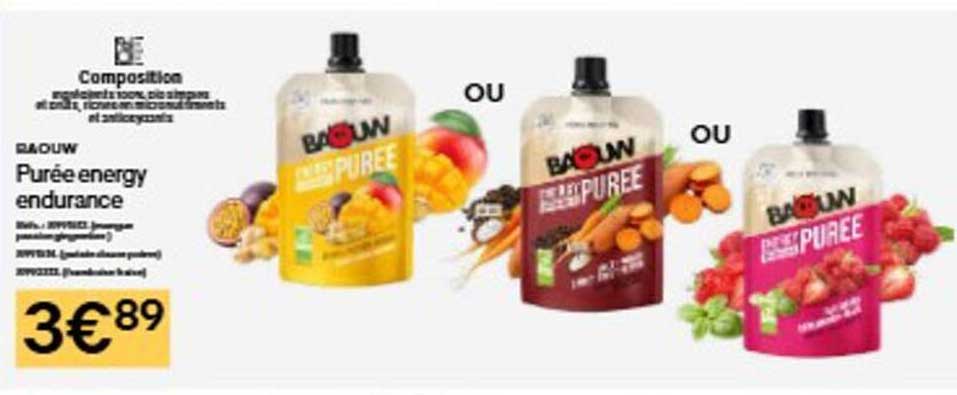 Purée energy endurance