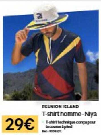 REUNION ISLAND T-shirt homme - Niya
