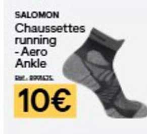 SALOMON Chaussettes running - Aero Ankle