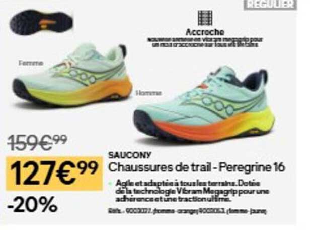 SAUCONY Chaussures de trail - Peregrine 16
