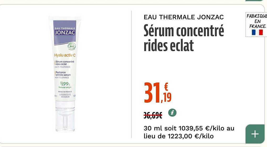 Sérum concentré rides éclat