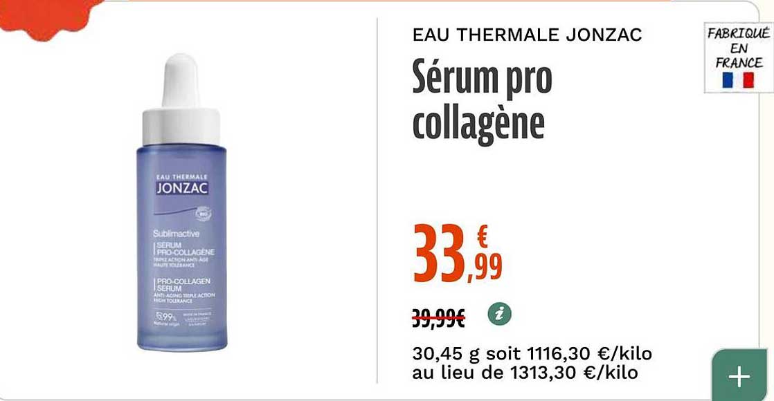 Sérum pro collagène