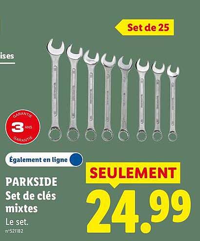 Set de clés mixtes
