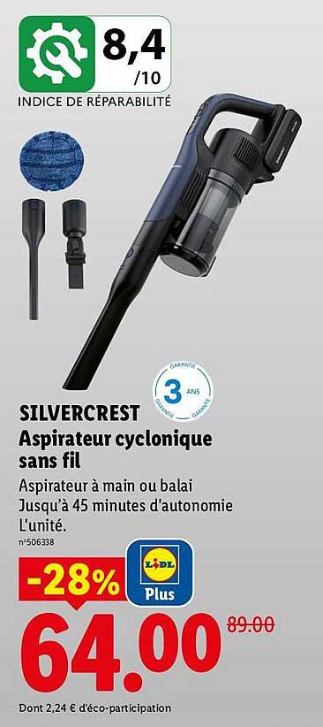 SILVERCREST Aspirateur cyclonique sans fil