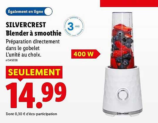 SILVERCREST Blender à smoothie