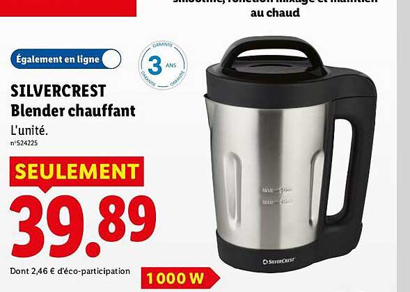 SILVERCREST Blender chauffant