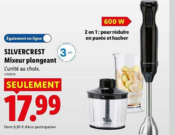 SILVERCREST Mixeur plongeant