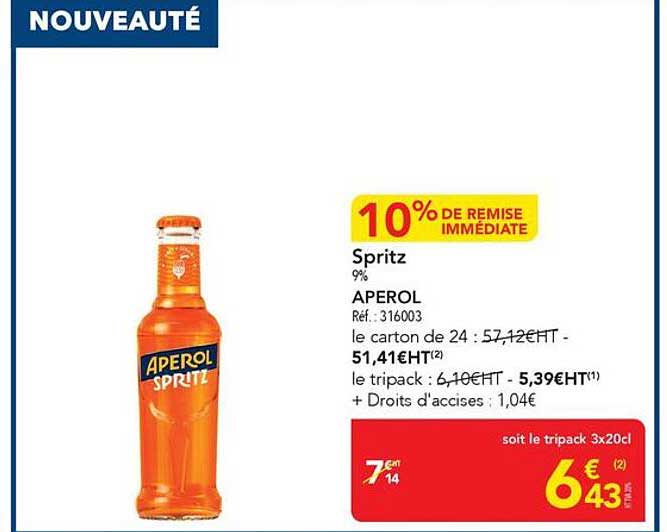 Spritz 9% APEROL