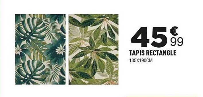 TAPIS RECTANGLE 135X190CM