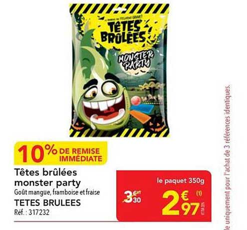 Têtes brûlées monster party