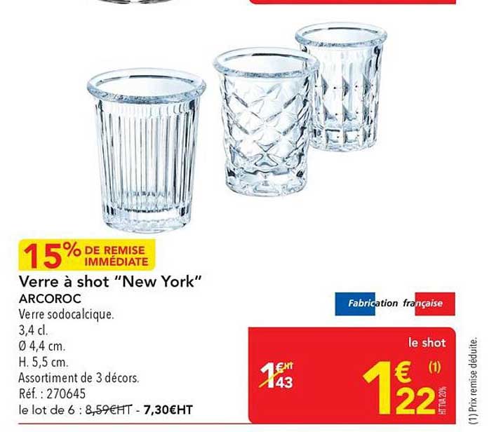 Verre à shot “New York”