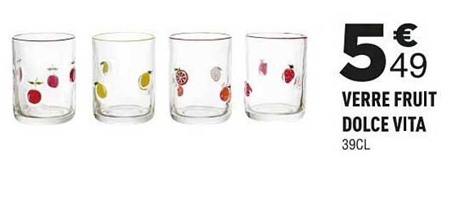 VERRE FRUIT DOLCE VITA 39CL