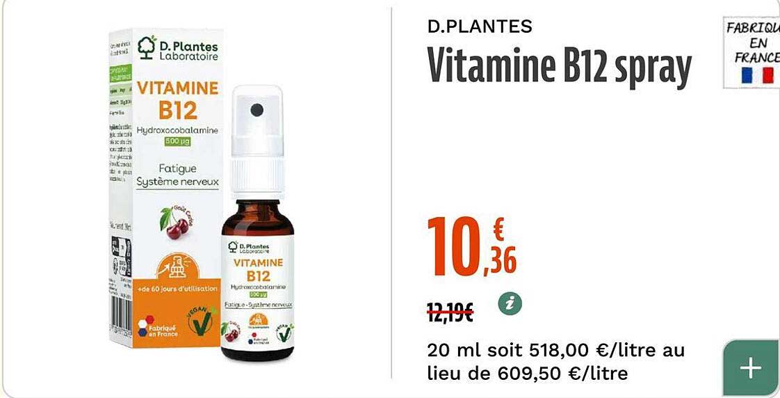 Vitamine B12 spray