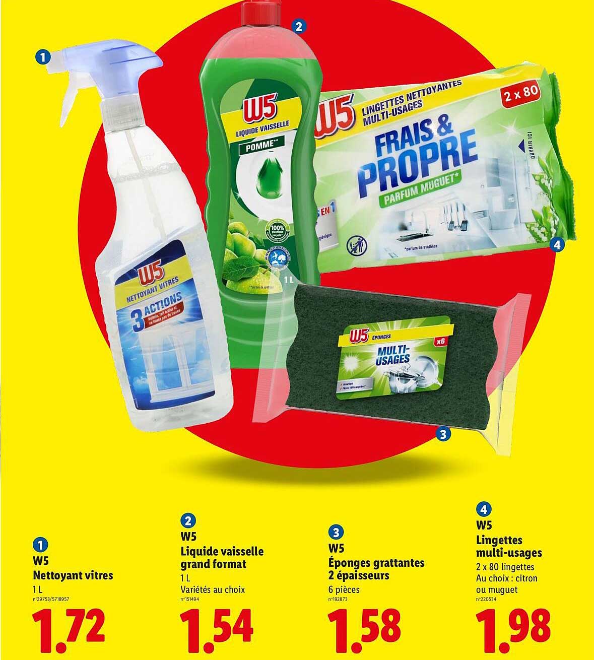 W5 Nettoyant vitres