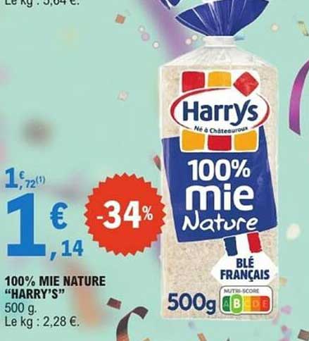 100% MIE NATURE "HARRY'S"