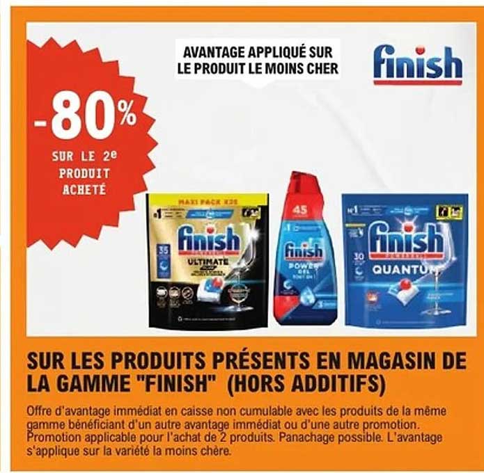 -80% SUR LE 2e PRODUIT ACHETÉ