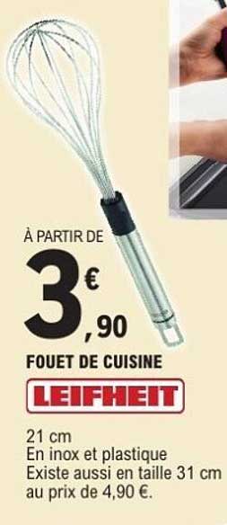 À PARTIR DE 3,90 € FOUET DE CUISINE LEIFHEIT