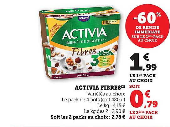 ACTIVIA FIBRES(3)