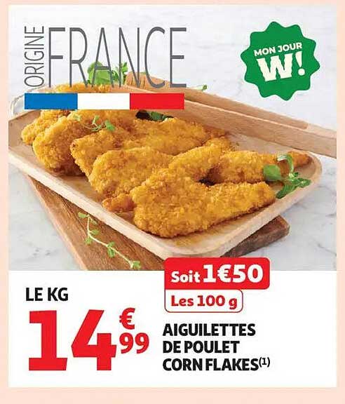 AIGUILLETTES DE POULET CORN FLAKES