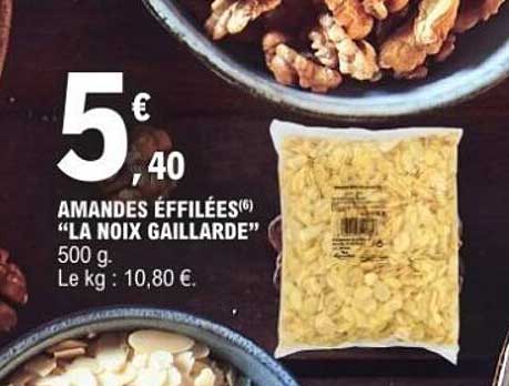 AMANDES ÉFFILÉES "LA NOIX GAILLARDE"