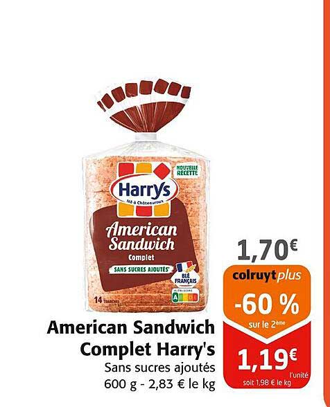 American Sandwich Complet Harry's