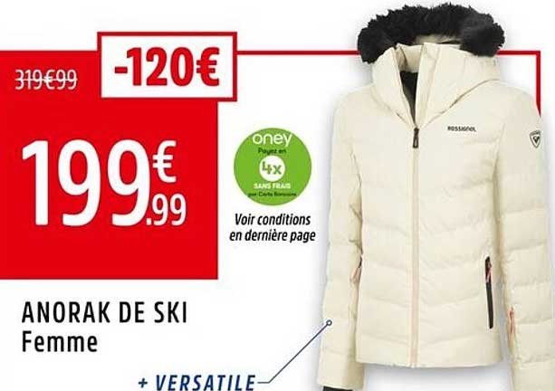 ANORAK DE SKI Femme