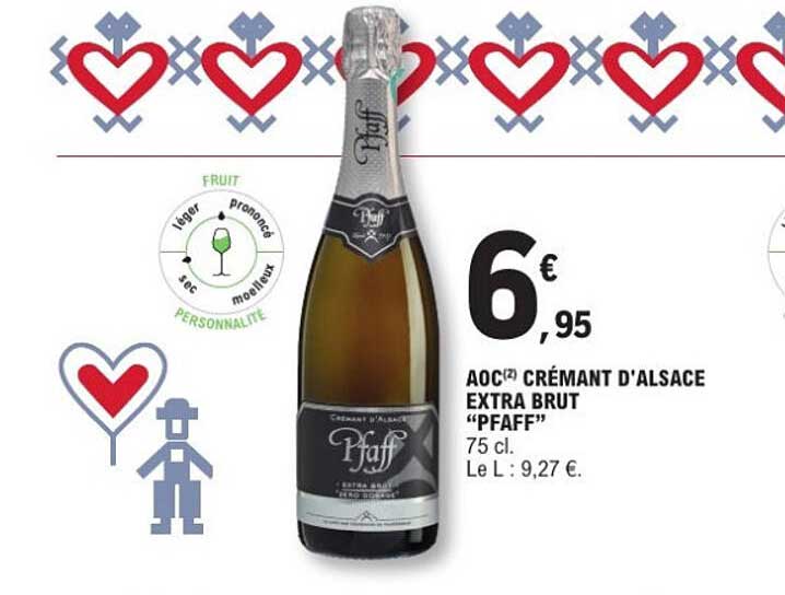 AOC(2) Crémant d'Alsace Extra Brut "Pfaff"