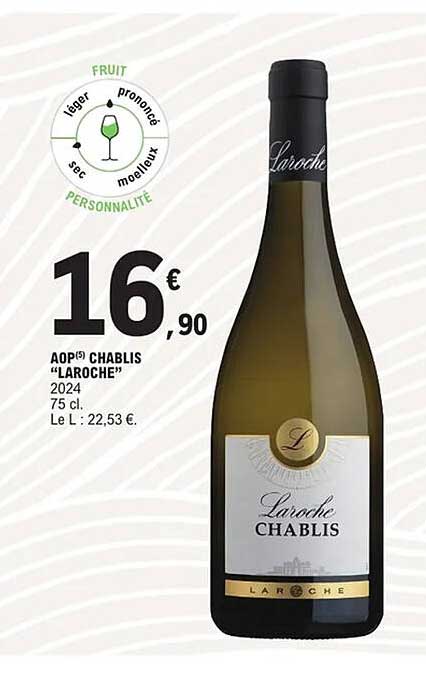 AOP® Chablis "Laroche" 2024
