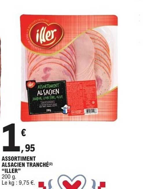 ASSORTIMENT ALSACIEN TRANCHÉ "ILLER"